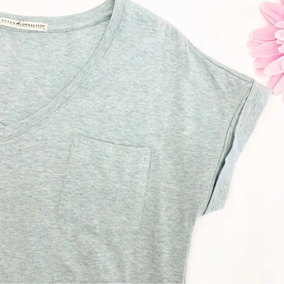 Peruvian Connection Malibu Cotton Modal Jersey Knit Maxi T-Shirt Dress: Seafoam - Picture 6 of 9